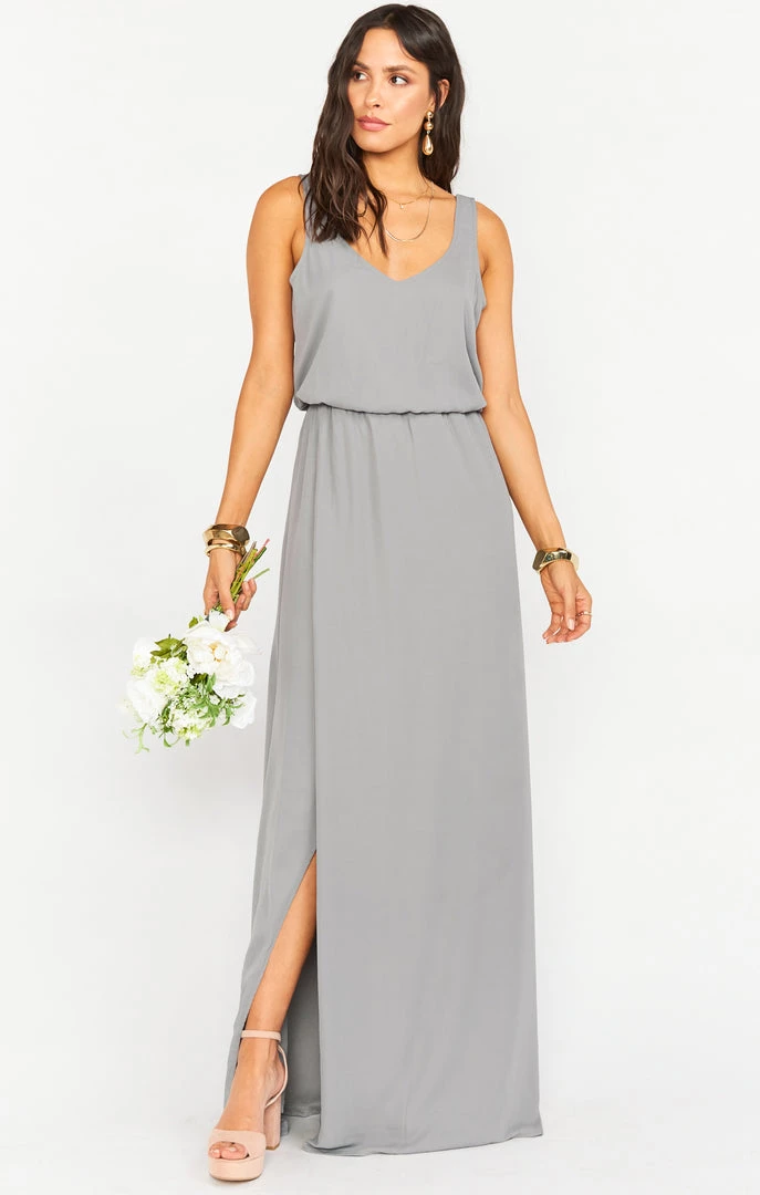 Show Me Your Mumu Kendall Maxi Dress ~ Soft Charcoal Crisp Bridesmaids Dresses 3 Show Me Your Mumu Kendall Maxi Dress ~ Soft Charcoal Crisp Bridesmaids Dresses
