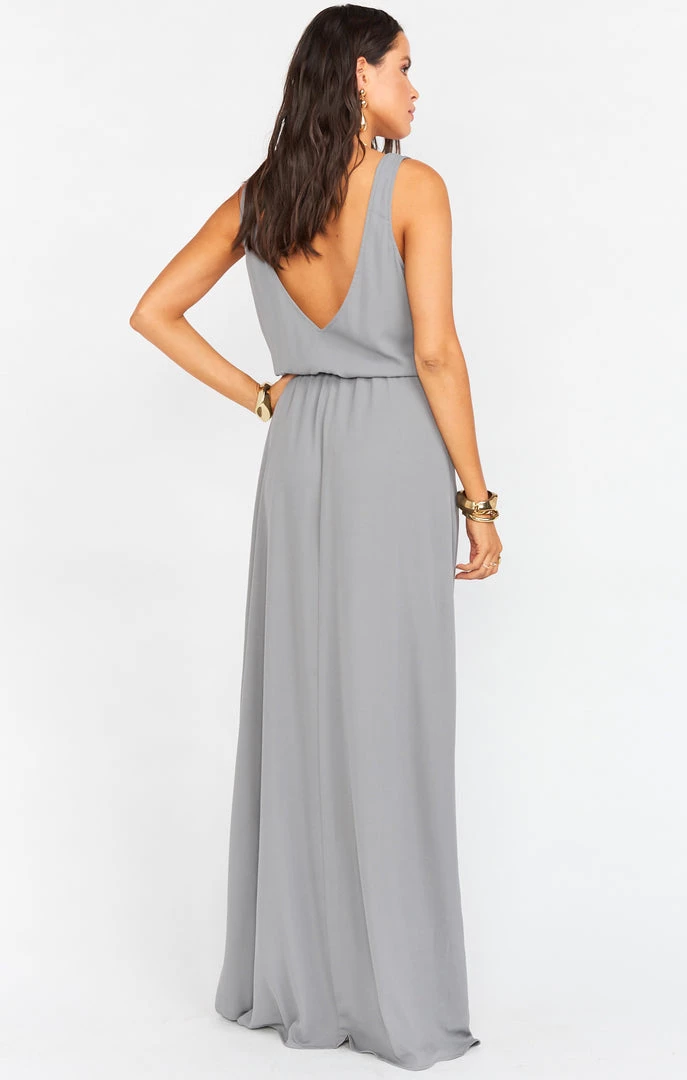 Show Me Your Mumu Kendall Maxi Dress ~ Soft Charcoal Crisp Bridesmaids Dresses 5 Show Me Your Mumu Kendall Maxi Dress ~ Soft Charcoal Crisp Bridesmaids Dresses