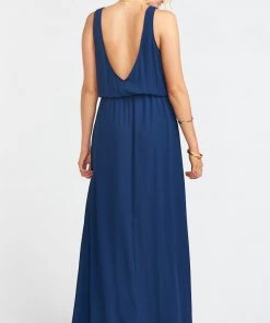 Show Me Your Mumu Kendall Maxi Dress With Long Lining ~ Rich Navy Crisp Bridesmaids Dresses 9 Show Me Your Mumu Kendall Maxi Dress With Long Lining ~ Rich Navy Crisp Bridesmaids Dresses