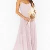 Show Me Your Mumu Faith Maxi Dress ~ Neutral Mauve Chiffon Bridesmaids Dresses