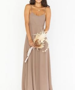 Show Me Your Mumu Faith Maxi Dress ~ Dune Chiffon