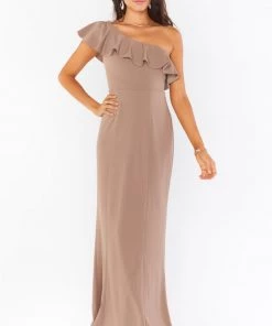 Show Me Your Mumu Bridesmaids Dresses Florentine Maxi Dress ~ Dune Stretch