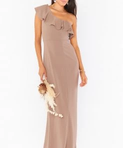 Show Me Your Mumu Bridesmaids Dresses Florentine Maxi Dress ~ Dune Stretch