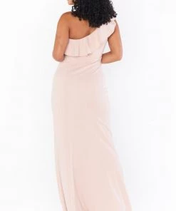 Show Me Your Mumu Florentine Maxi Dress ~ Dusty Blush Stretch