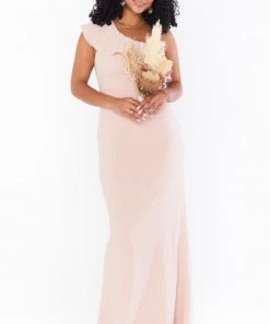 Show Me Your Mumu Florentine Maxi Dress ~ Dusty Blush Stretch