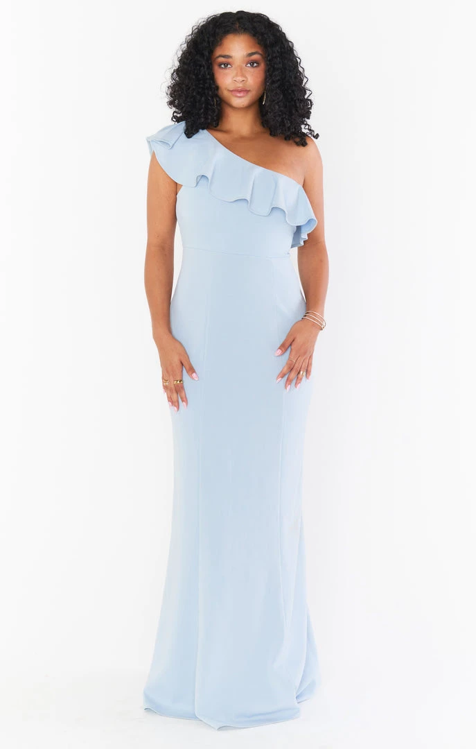 Show Me Your Mumu Bridesmaids Dresses Florentine Maxi Dress ~ Steel Blue Stretch 6 Show Me Your Mumu Bridesmaids Dresses Florentine Maxi Dress ~ Steel Blue Stretch