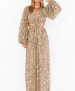 Show Me Your Mumu New Mu Go Out Cut Out Maxi Dress ~ Glitter Python 19 Show Me Your Mumu New Mu Go Out Cut Out Maxi Dress ~ Glitter Python