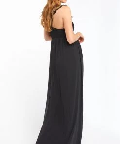 Show Me Your Mumu June Maxi Dress ~ Black Chiffon Bridesmaids Dresses