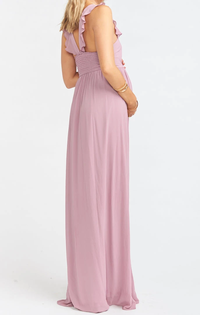 Show Me Your Mumu June Maxi Dress ~ Antique Rose Chiffon Bridesmaids Dresses 11 Show Me Your Mumu June Maxi Dress ~ Antique Rose Chiffon Bridesmaids Dresses