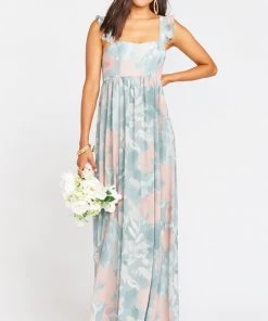 Show Me Your Mumu Bridesmaids Dresses June Maxi Dress ~ Sage I Do Floral