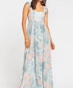 Show Me Your Mumu Bridesmaids Dresses June Maxi Dress ~ Sage I Do Floral