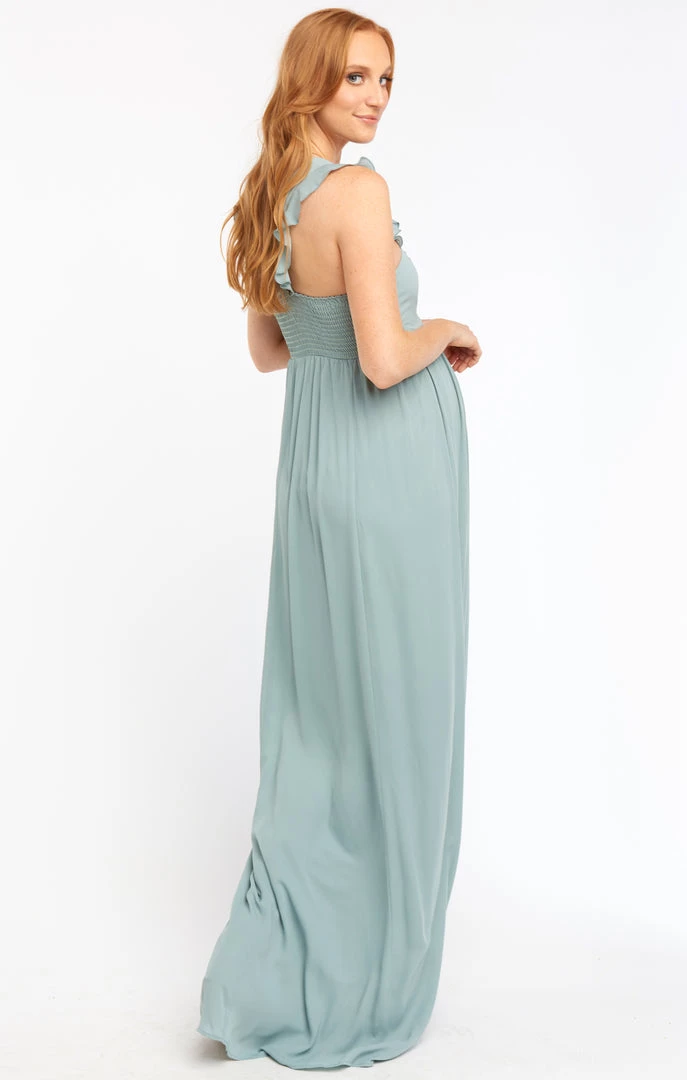 Show Me Your Mumu June Maxi Dress ~ Silver Sage Crisp Maternity 14 Show Me Your Mumu June Maxi Dress ~ Silver Sage Crisp Maternity