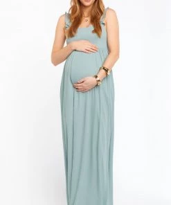 Show Me Your Mumu June Maxi Dress ~ Silver Sage Crisp Maternity 29 Show Me Your Mumu June Maxi Dress ~ Silver Sage Crisp Maternity