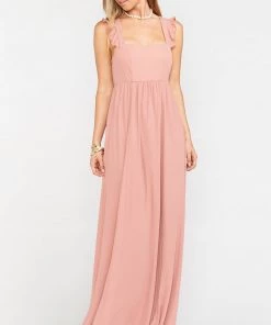Show Me Your Mumu June Maxi Dress ~ Rustic Mauve Crisp