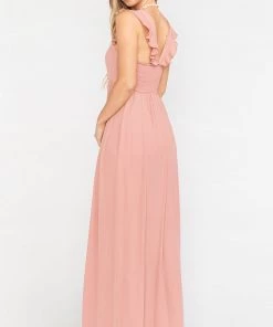 Show Me Your Mumu June Maxi Dress ~ Rustic Mauve Crisp