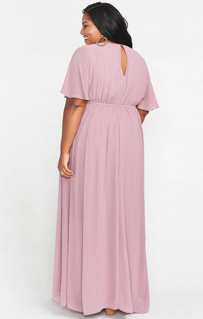 Show Me Your Mumu Emily Empire Maxi Dress ~ Antique Rose Chiffon 16 Show Me Your Mumu Emily Empire Maxi Dress ~ Antique Rose Chiffon
