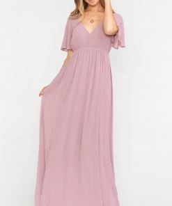 Show Me Your Mumu Emily Empire Maxi Dress ~ Antique Rose Chiffon 20 Show Me Your Mumu Emily Empire Maxi Dress ~ Antique Rose Chiffon
