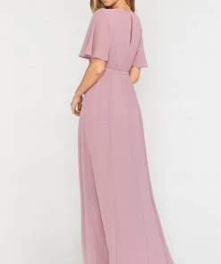 Show Me Your Mumu Emily Empire Maxi Dress ~ Antique Rose Chiffon 18 Show Me Your Mumu Emily Empire Maxi Dress ~ Antique Rose Chiffon