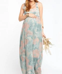 Show Me Your Mumu Bridesmaids Dresses June Maxi Dress ~ Sage I Do Floral