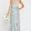 Show Me Your Mumu Godshaw Goddess Gown ~ Sage I Do Floral 2 Show Me Your Mumu Godshaw Goddess Gown ~ Sage I Do Floral