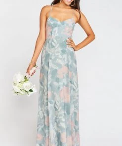 Show Me Your Mumu Godshaw Goddess Gown ~ Sage I Do Floral