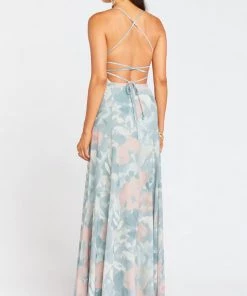 Show Me Your Mumu Godshaw Goddess Gown ~ Sage I Do Floral