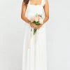 Show Me Your Mumu Bridesmaids Dresses June Maxi Dress ~ Wedding Cake Chiffon