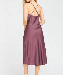 Show Me Your Mumu Verona Cowl Dress ~ Dusty Plum Luxe Satin Dresses 10 Show Me Your Mumu Verona Cowl Dress ~ Dusty Plum Luxe Satin Dresses