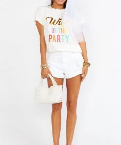 Show Me Your Mumu New Mu Oliver Tee ~ Wife Of The Party Graphic