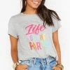 Show Me Your Mumu New Mu Oliver Tee ~ Life Of The Party Graphic