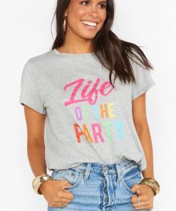 Show Me Your Mumu New Mu Oliver Tee ~ Life Of The Party Graphic