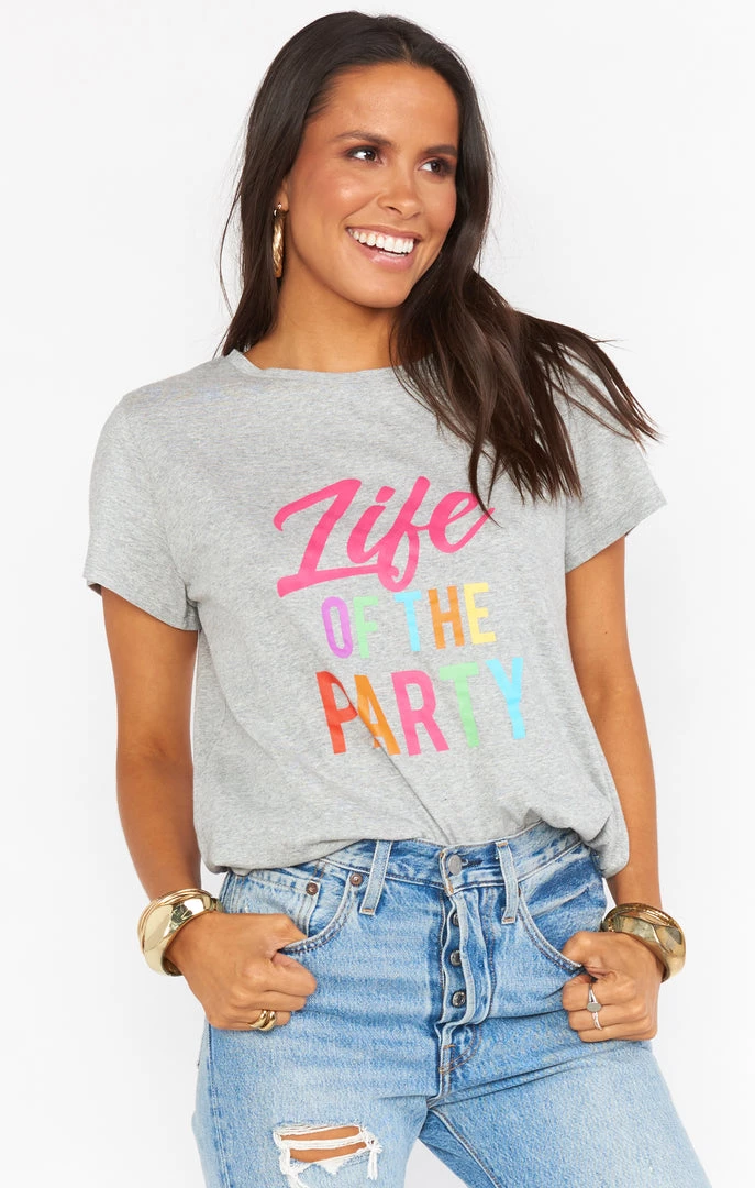 Show Me Your Mumu New Mu Oliver Tee ~ Life Of The Party Graphic 3 Show Me Your Mumu New Mu Oliver Tee ~ Life Of The Party Graphic
