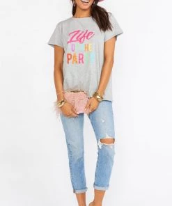 Show Me Your Mumu New Mu Oliver Tee ~ Life Of The Party Graphic 9 Show Me Your Mumu New Mu Oliver Tee ~ Life Of The Party Graphic