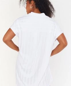 Show Me Your Mumu Martin Shirt Dress ~ White Stripe New Mu