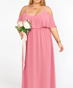 Show Me Your Mumu Caitlin Ruffle Maxi Dress ~ Sunset Rose Chiffon 20 Show Me Your Mumu Caitlin Ruffle Maxi Dress ~ Sunset Rose Chiffon