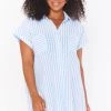 Show Me Your Mumu Martin Shirt Dress ~ Coastal Blue Stripe