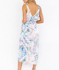 Show Me Your Mumu New Mu Hampton Wrap Dress ~ Cocktail Tie Dye