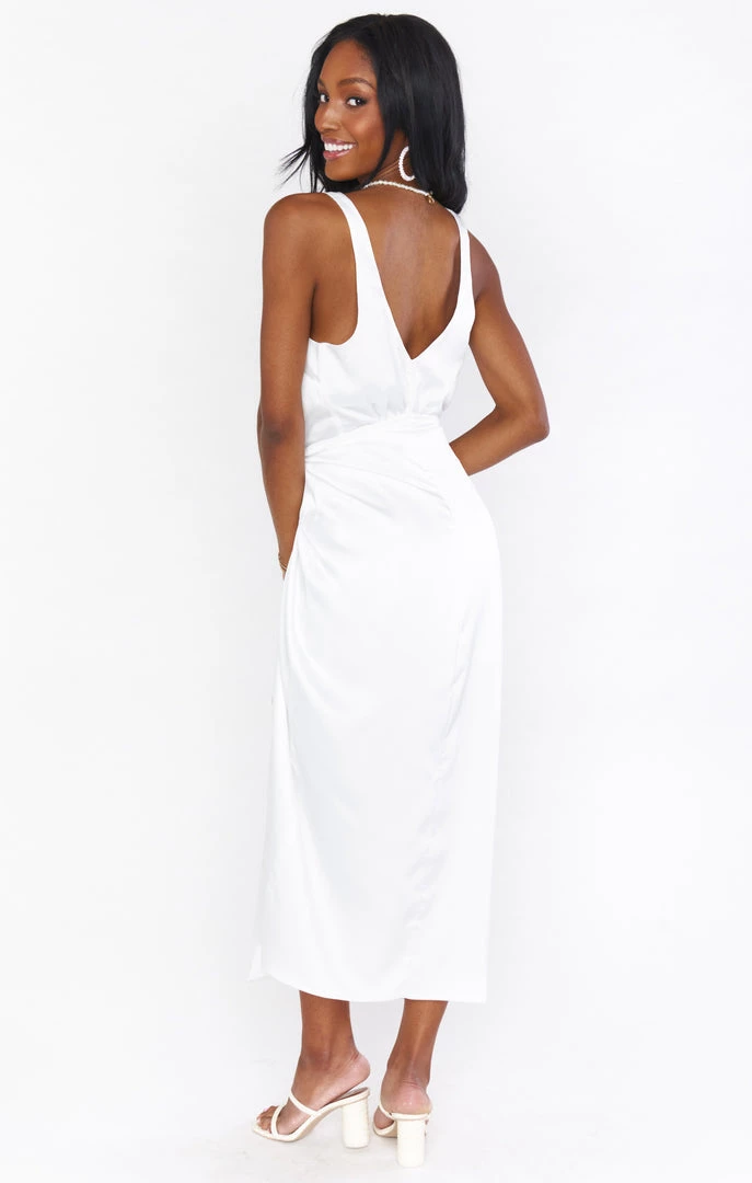 Show Me Your Mumu Hampton Wrap Dress ~ Ivory Luxe Satin 6 Show Me Your Mumu Hampton Wrap Dress ~ Ivory Luxe Satin