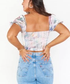 Show Me Your Mumu New Mu Sophie Top ~ Cocktail Tie Dye 15 Show Me Your Mumu New Mu Sophie Top ~ Cocktail Tie Dye