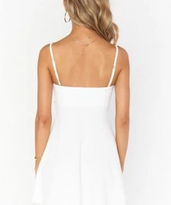 Show Me Your Mumu Enchanted Bow Babydoll Dress ~ Bone Stretch 25 Show Me Your Mumu Enchanted Bow Babydoll Dress ~ Bone Stretch