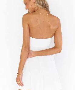 Show Me Your Mumu Enchanted Bow Babydoll Dress ~ Bone Stretch 21 Show Me Your Mumu Enchanted Bow Babydoll Dress ~ Bone Stretch