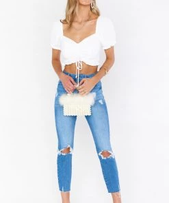 Show Me Your Mumu Sophie Top ~ White