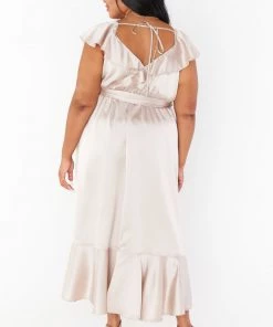 Show Me Your Mumu Samantha Ruffle Wrap Dress ~ Show Me The Ring Luxe Satin 19 Show Me Your Mumu Samantha Ruffle Wrap Dress ~ Show Me The Ring Luxe Satin