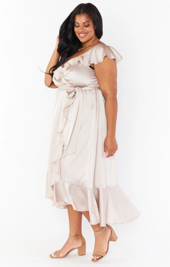 Show Me Your Mumu Samantha Ruffle Wrap Dress ~ Show Me The Ring Luxe Satin 9 Show Me Your Mumu Samantha Ruffle Wrap Dress ~ Show Me The Ring Luxe Satin