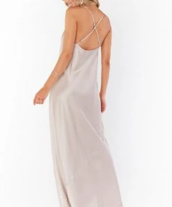 Show Me Your Mumu Tuscany Maxi Slip Dress ~ Show Me The Ring Luxe Satin