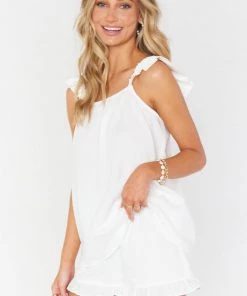 Show Me Your Mumu Wake Up PJ Set ~ White New Mu