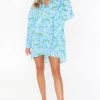 Show Me Your Mumu New Mu Johns Button Down Shirt ~ Something Blue Floral