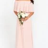 Show Me Your Mumu Maternity Hacienda Maxi Dress ~ Dusty Blush Crisp