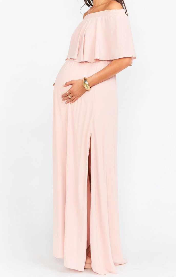 Show Me Your Mumu Hacienda Maxi Dress With Short Lining ~ Dusty Blush Crisp 10 Show Me Your Mumu Hacienda Maxi Dress With Short Lining ~ Dusty Blush Crisp
