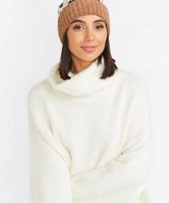 Show Me Your Mumu Annelise Pom Pom Beanie ~ Leopard